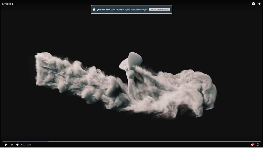 Symulacja 3D dymu.